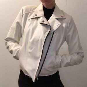 White Leather Jacket